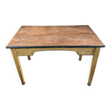 Large patinated desk