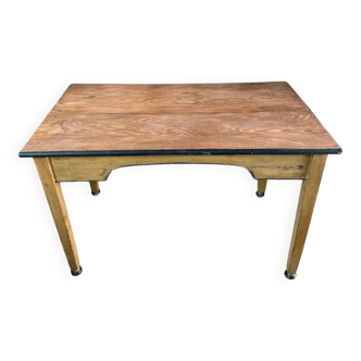 Large patinated desk