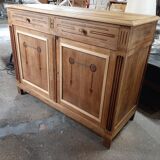 Solid oak buffet