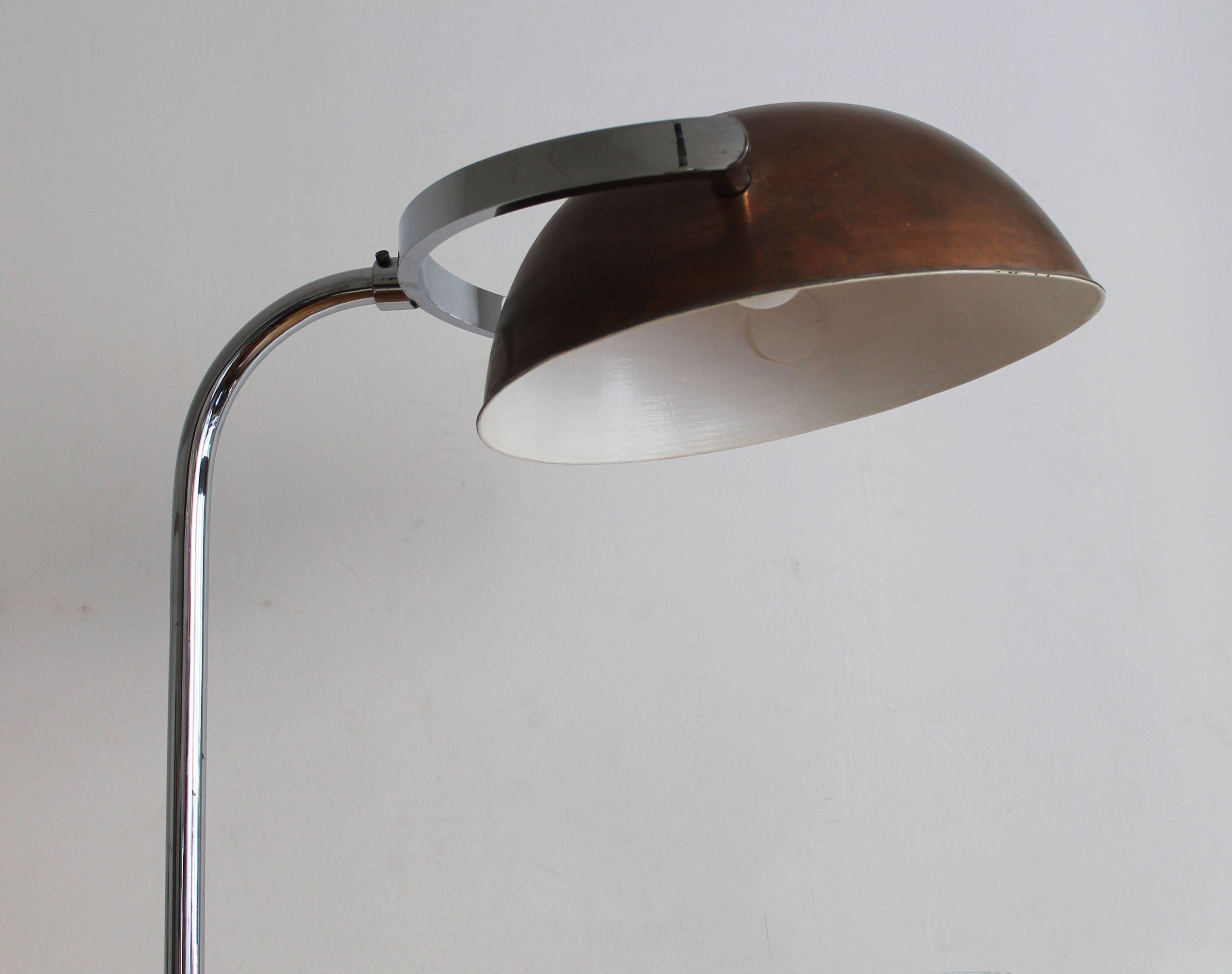 Lampadaire moderniste des années 1930