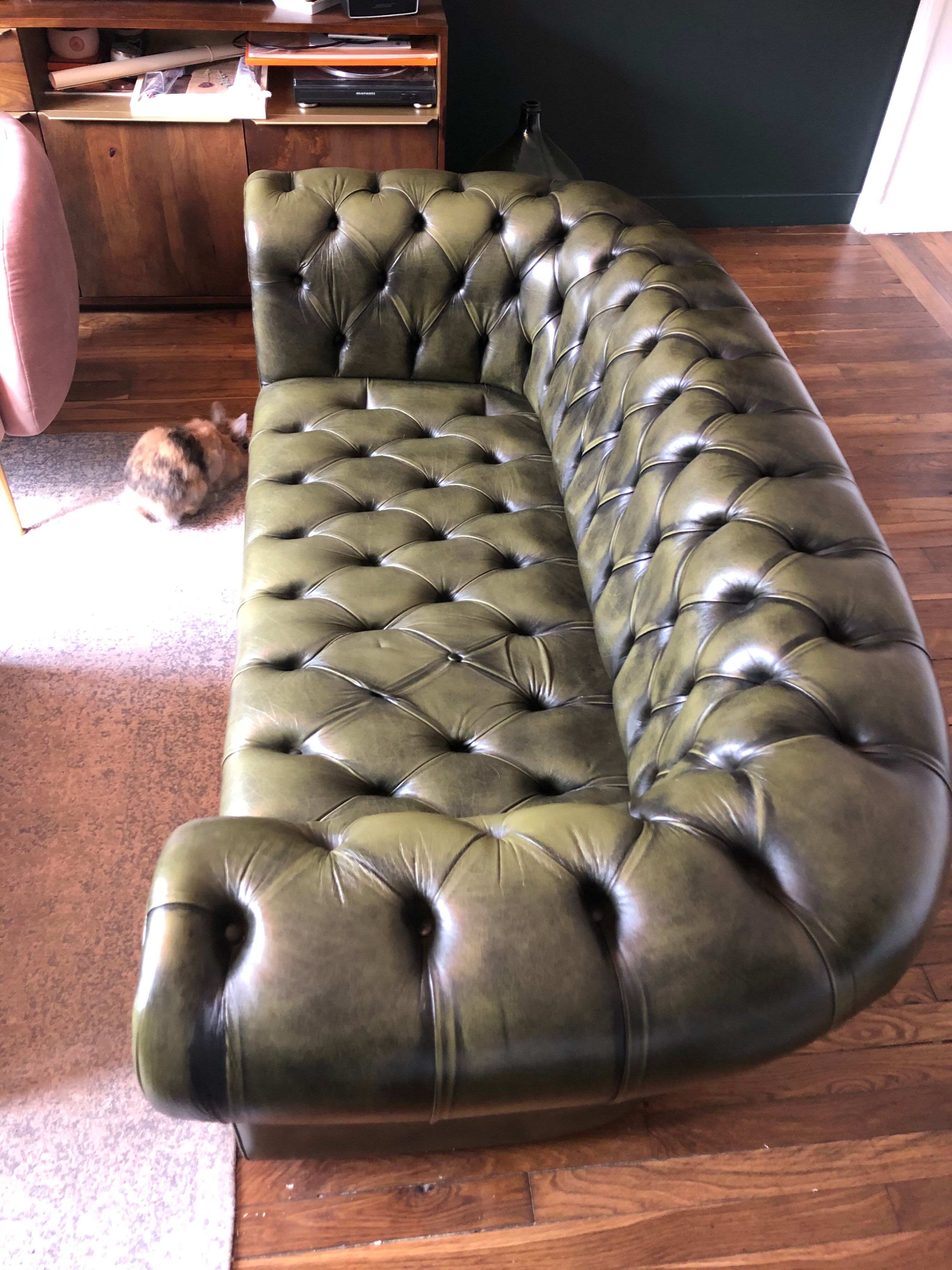 Chesterfield sofa & armchair