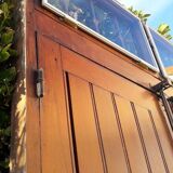 Double entrance door 227x142.2cm oak multi-point lock and its frame