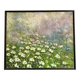 Tableau acrylique toile et czdre bois