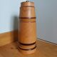 Turned wooden lamp base