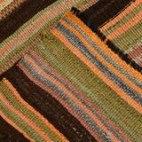 4x7 Rug For Farmhouse Room Vintage Kilim Rug, 139x215Cm