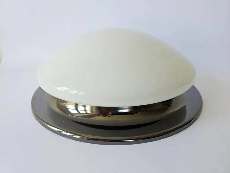 Rare Midcentury Flush Mount in Bauhaus style, Germany, 1970s