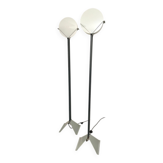 Pair of floor lamps Menno Dieperink, 1980