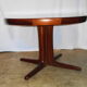 Round dining table with 2 70s extensions