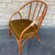 Fauteuil rotin vintage, 1960