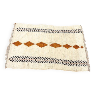 Tapis berbère fait main traditionnelle 250cmx150cm
