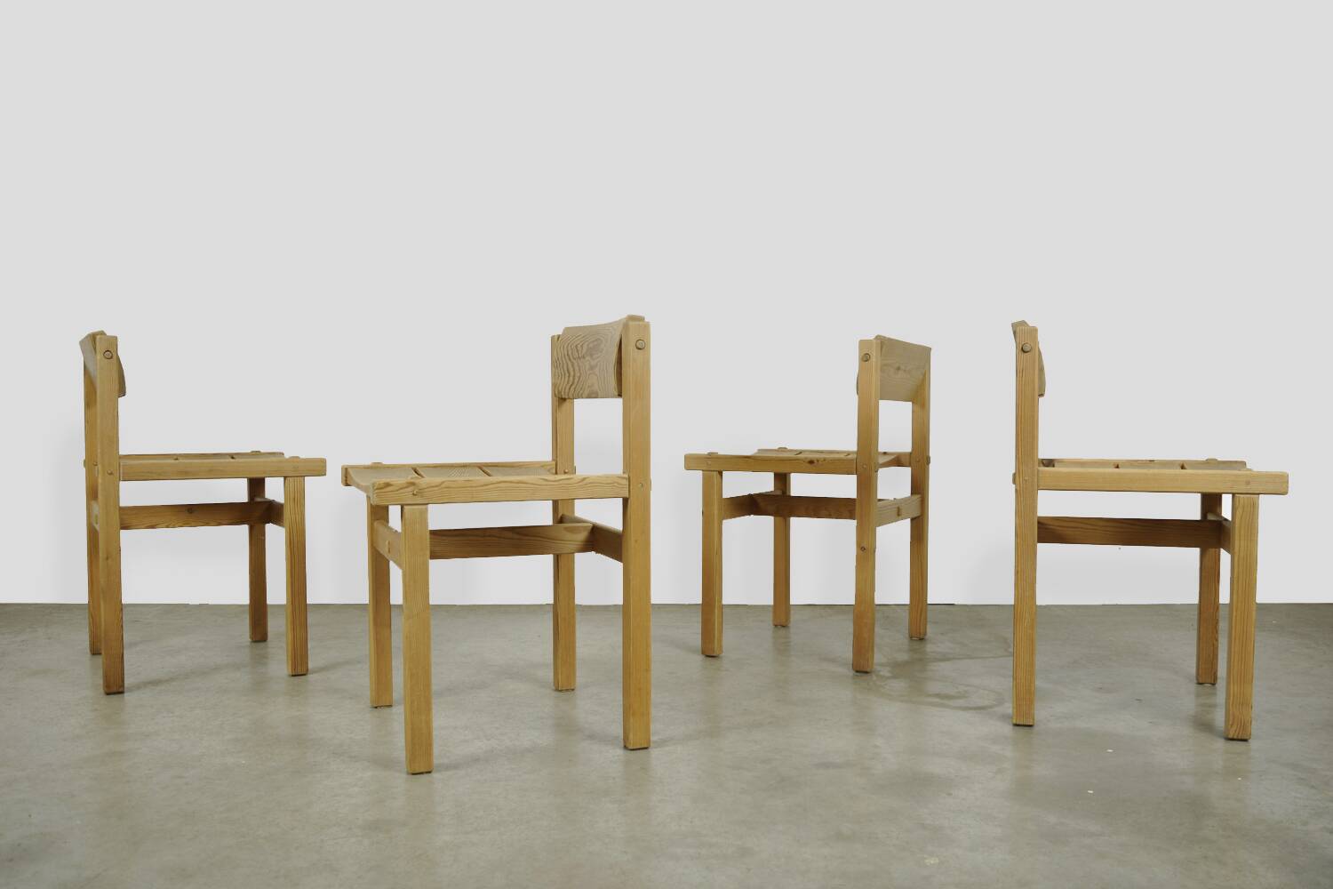Vintage “Trybo” dining chairs by EDVIN HELSETH, Norway 1960s