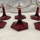 Ensemble de 6 verres à vin vintage