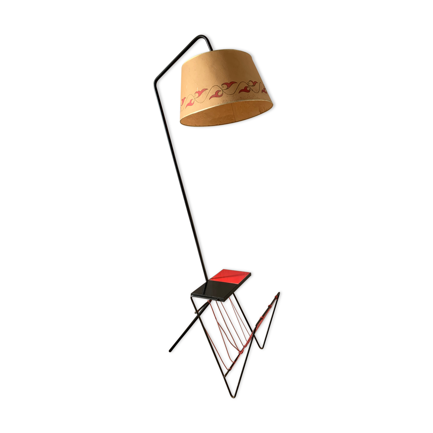 Scoubidou floor lamp