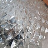 Wall light 1970 chiseled glass