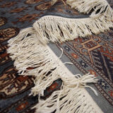 Traditional Hand Made Blue Wool Area Rug- 124x180cm