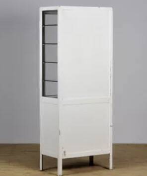 Iron and glass medical cabinet 1930s