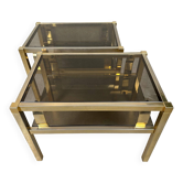 2 tables d'appoint Hollywood Regency