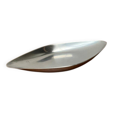Assiette cromargan par WMF, Allemagne années 1960