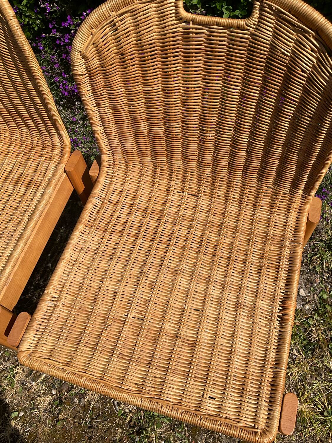 Pair of Italian chairs from the 70s