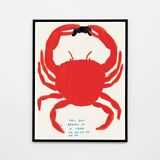 David Shrigley, Tu as été battu par un crabe, 2021