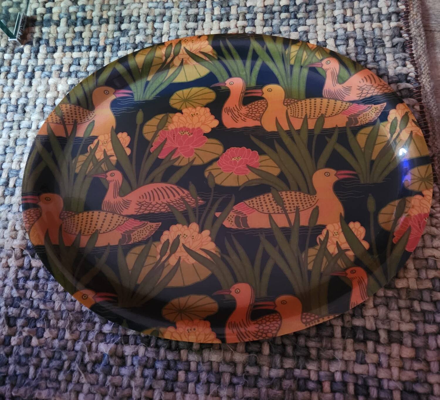 Vintage fibreglass grand platter