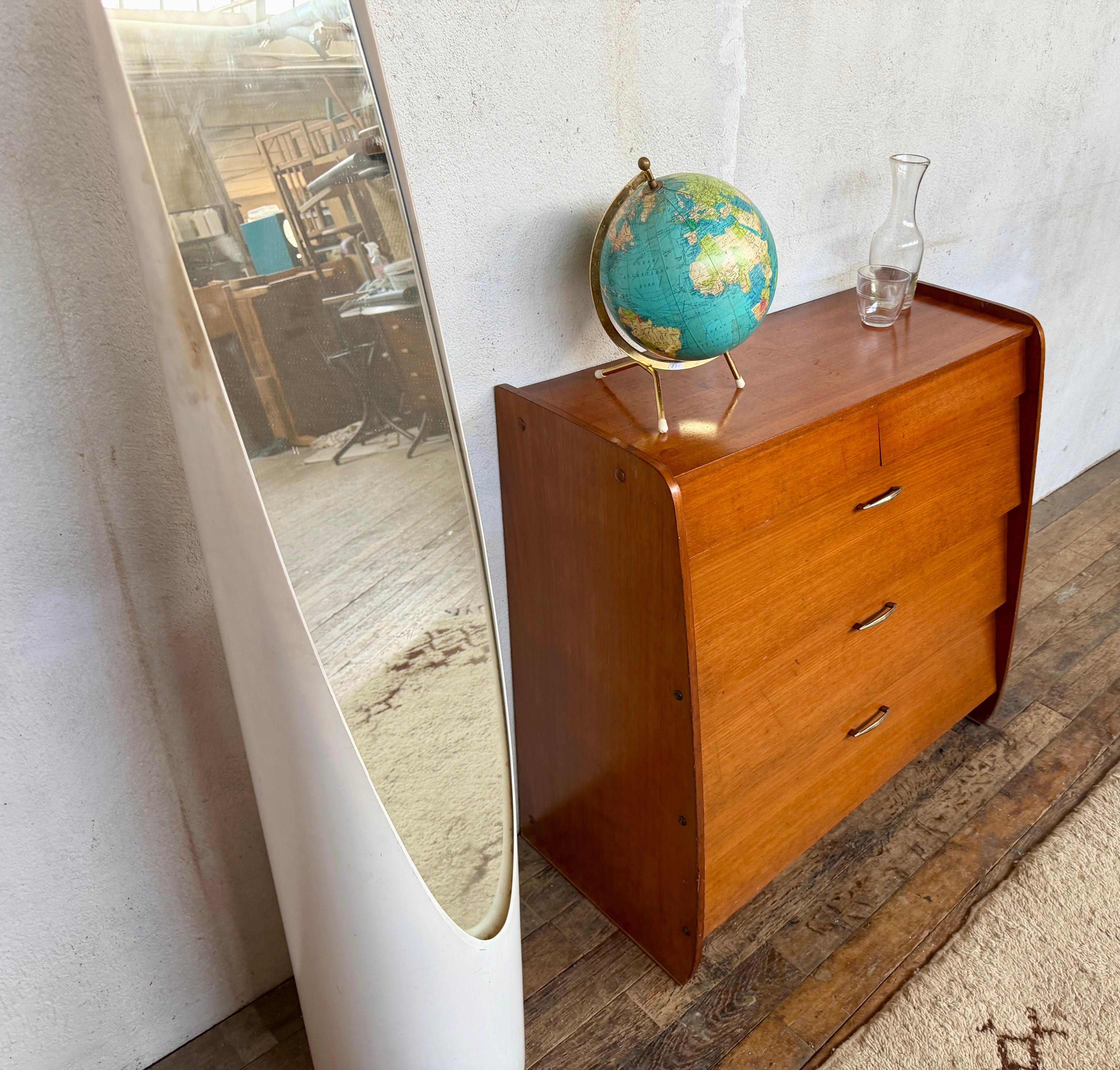 Vintage Scandinavian look shoe cabinet