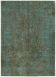 1970s 232 cm x 319 cm turquoise wool carpet