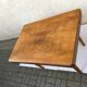 Vintage ziara pravenec halabala compact extendable dining table art deco 50s wood 115cm-170cm