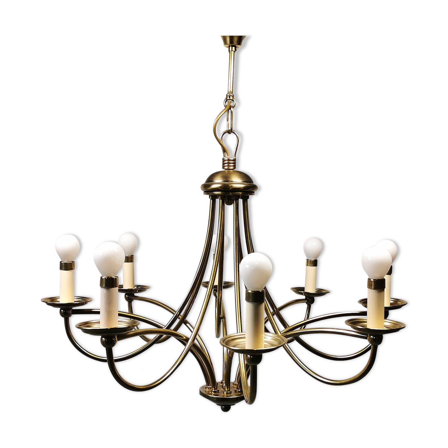 Brass chandelier 70/80