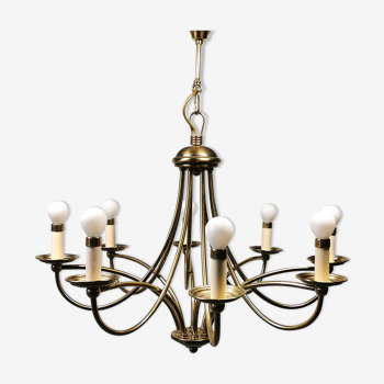 Brass chandelier 70/80
