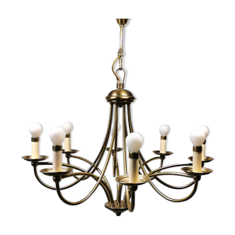 Brass chandelier 70/80