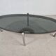 Table basse vintage ovale - Design 70