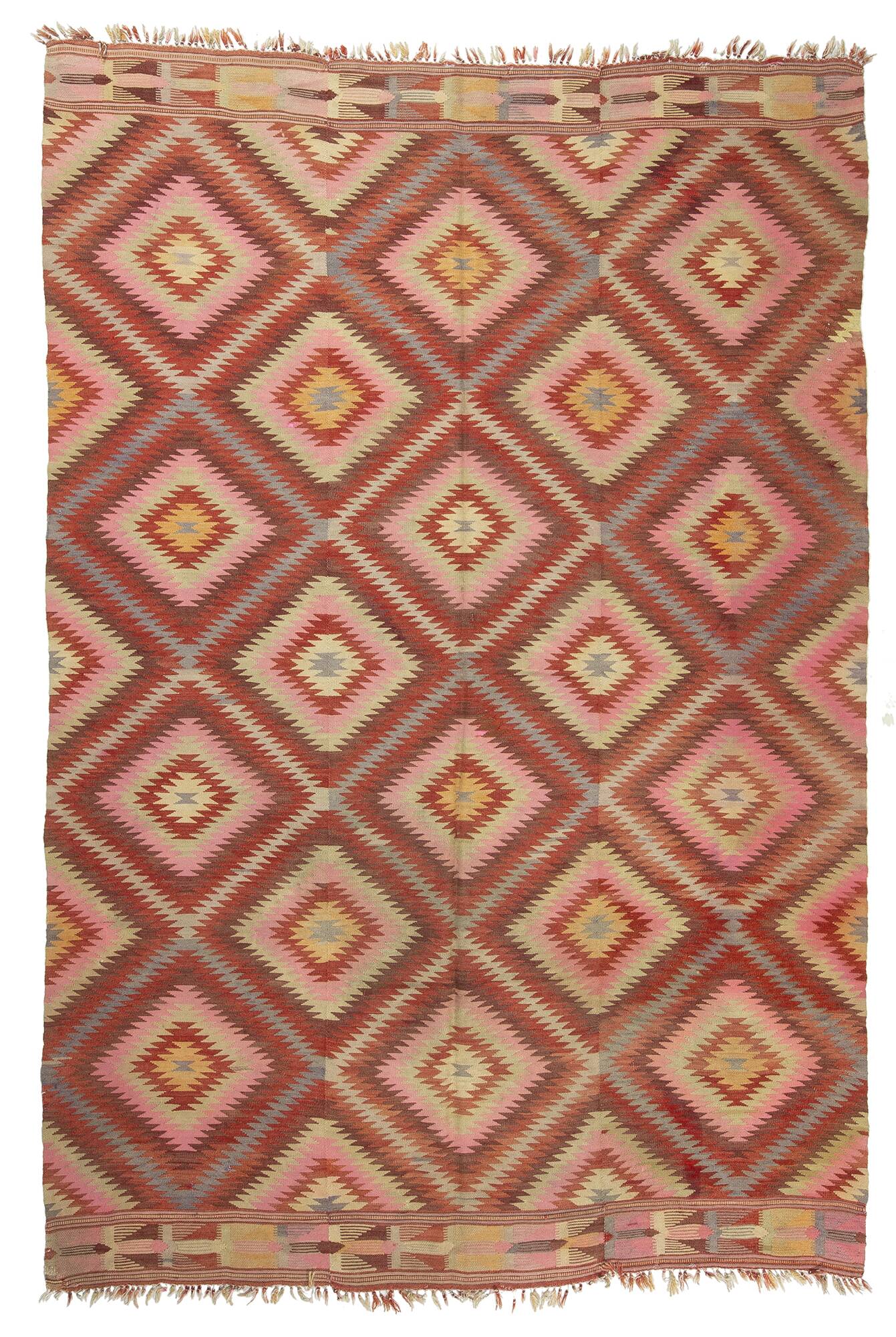 Turkish kilim rug, 241x164 cm, n-41.