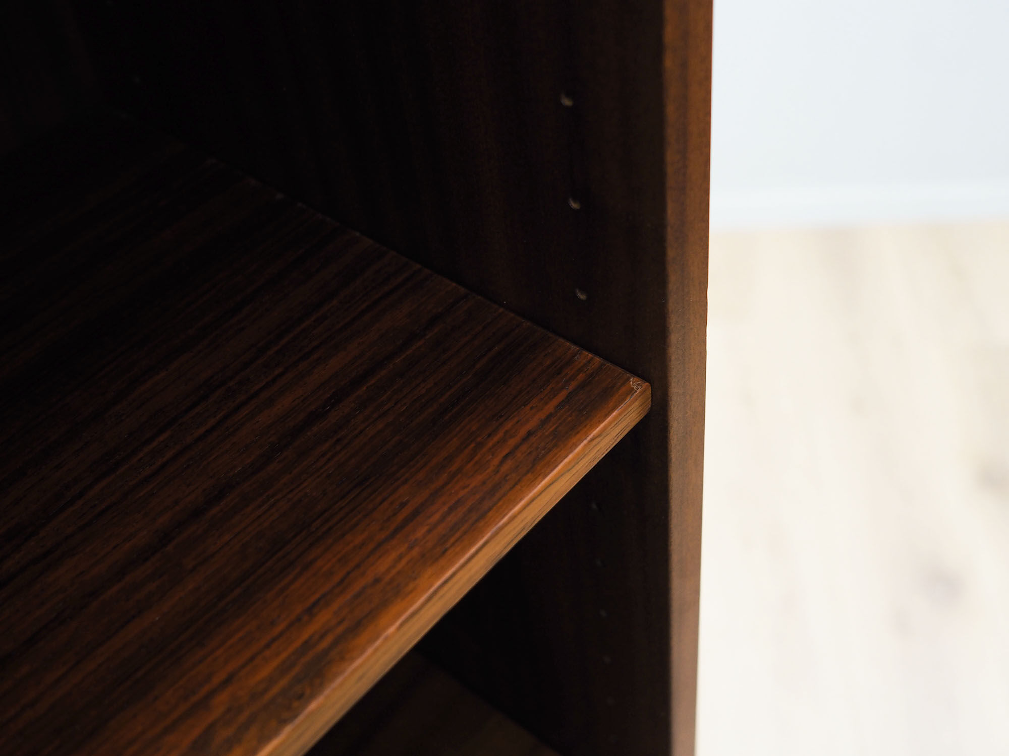 Mahogany bookcase, Danish design, 1970s, production: Omann Jun