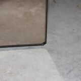 Coffee table, cocktail bar hidden in Elm Magnifier by Paul Michel, 1970 Roche Bobois