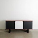 French Mid Century "Bloc" Sideboard by Charlotte Perriand, 1950s