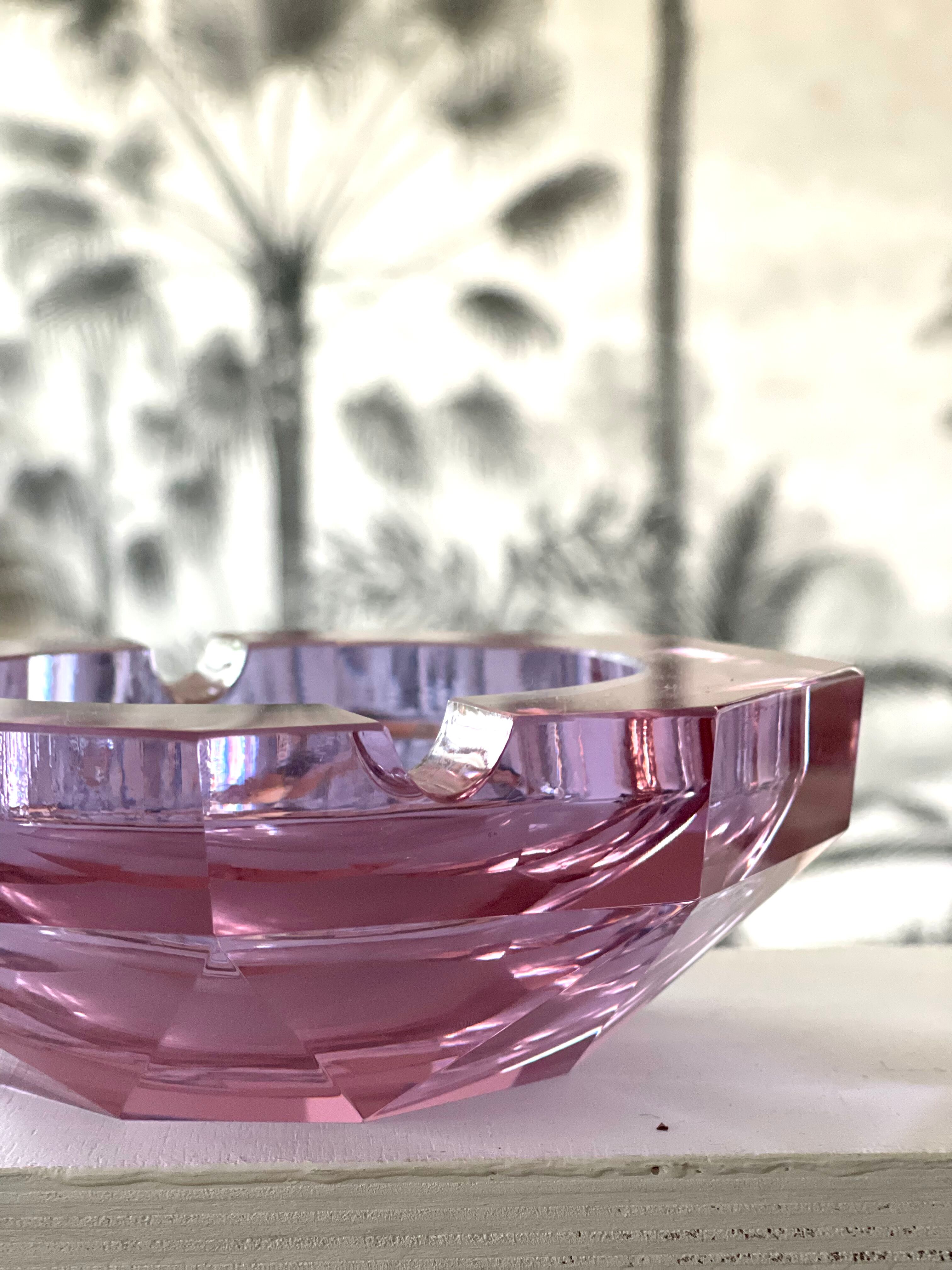 Crystal ashtray 1970