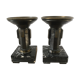 Pair of empty pocket or candle holder 40s art deco