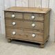 English dresser XIXth fir with its white porcelain buttons