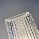 Small vintage bedside lamp in molded glass - 1950s