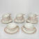 Set of 6 Teacups with Saucers | Bernardaud circa 1900