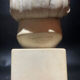 Man's face in plaster