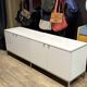 Enfilade Florence Knoll édition Knoll en bois blanc 4 portes