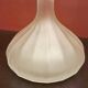 "Jack In The Pulpit" White Glass Vase