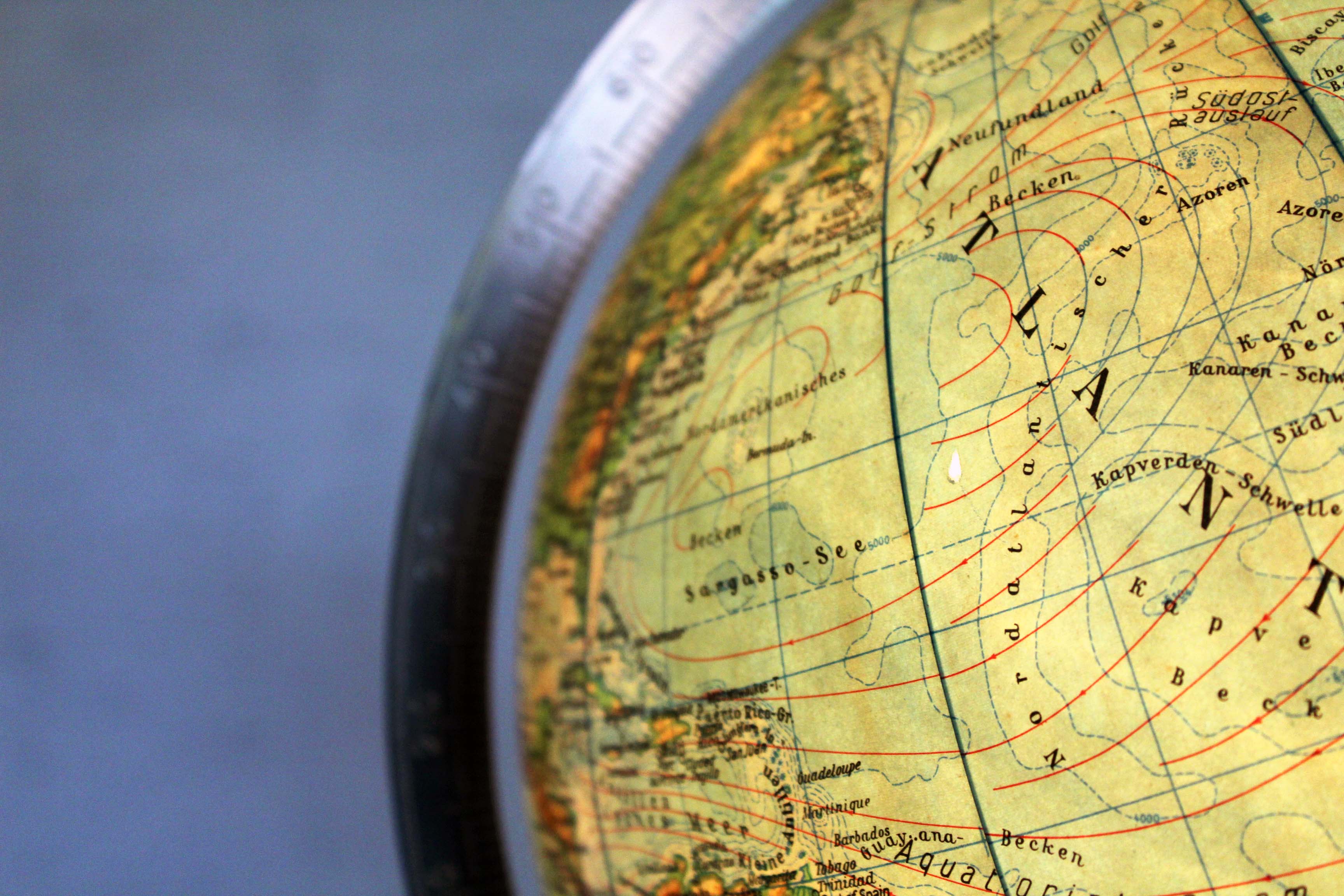 Globe  in glass
