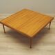Table basse en acajou, design italien, années 1970, production : Italie