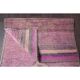 Vintage Turkish Hand-Knotted Wool Cotton Pink Runner Rug 91x288