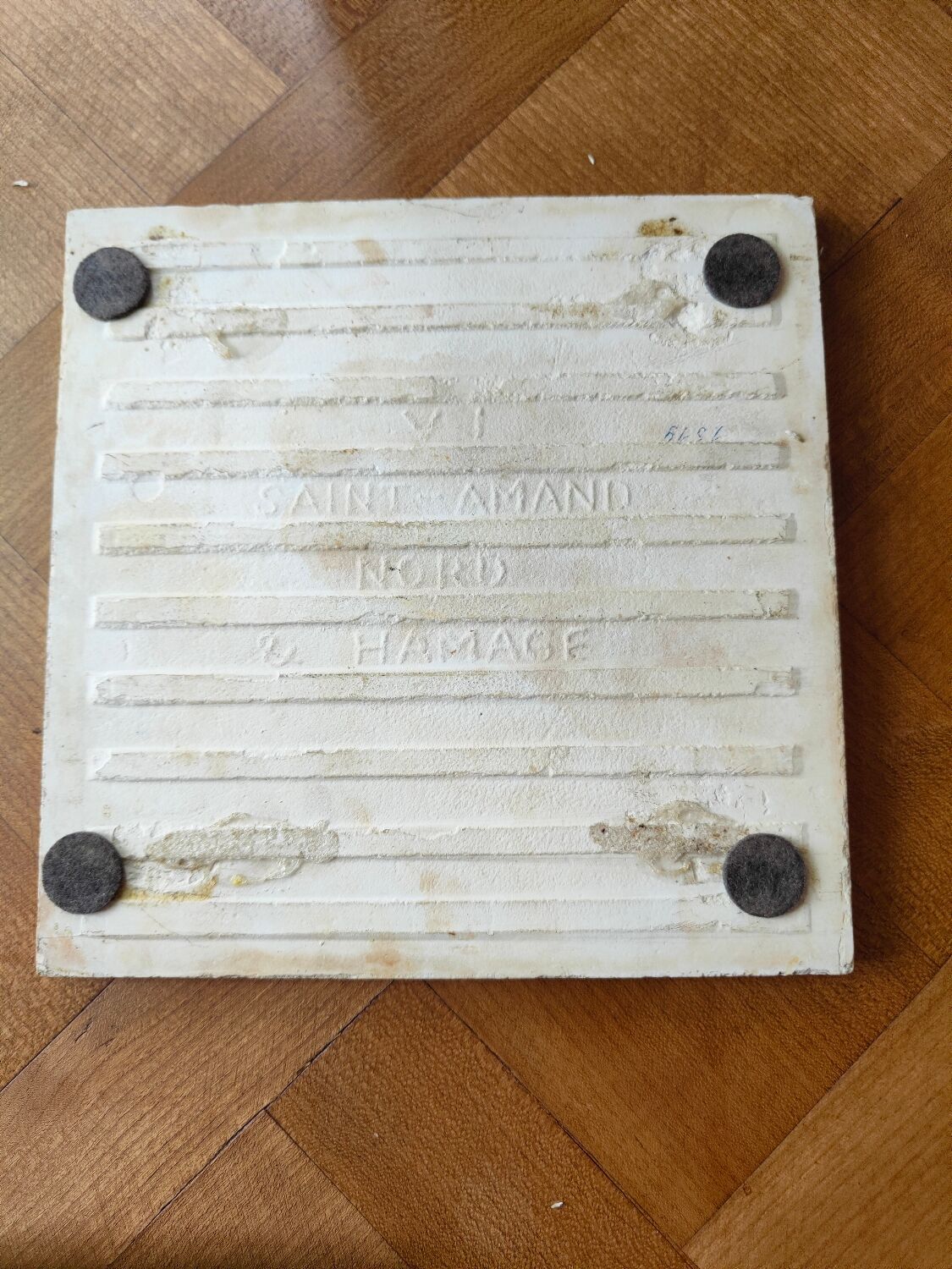 St Amand Nord Hamage ceramic tile trivet