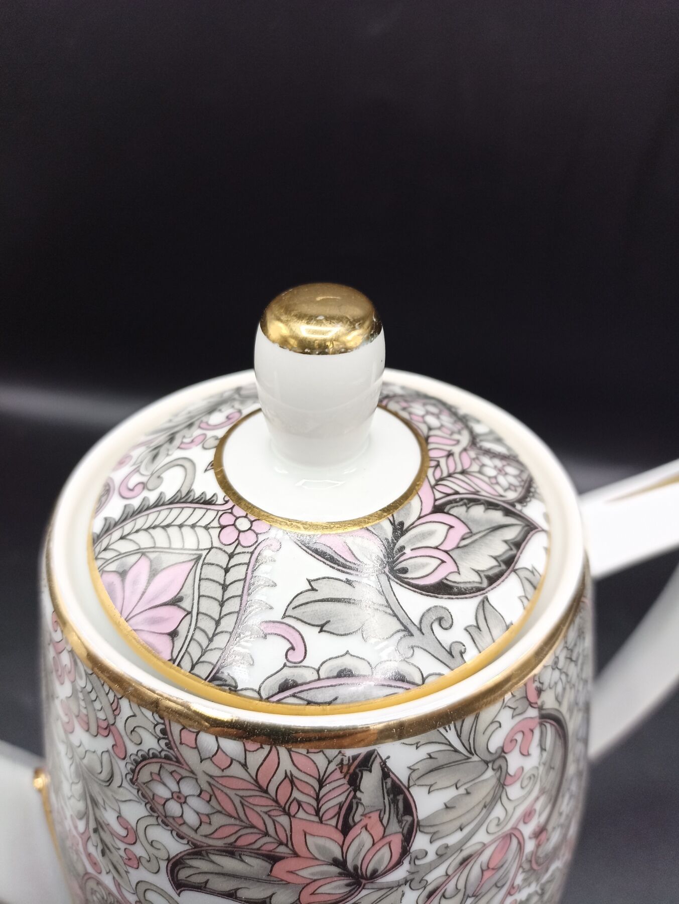 Cashmere coffee pourer, Limoges, L. Toupet