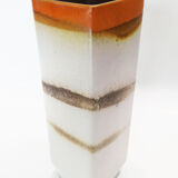Pair of matching vases 1960's fat lava Germany